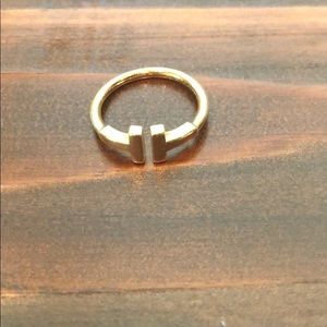 TIFFANY T ring size 4.5